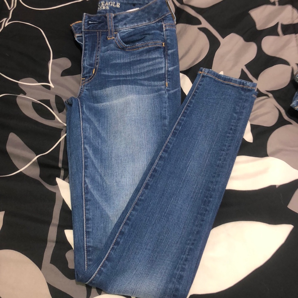 american eagle super stretch jeans